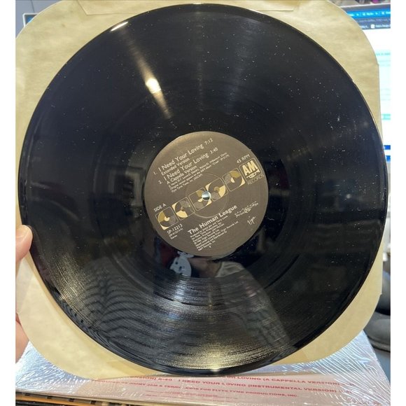 The Human League Red I Need Your Loving 1986 12" Funk Vinyl Record - Picture 5 of 6